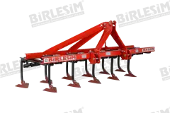 Yatık Yaylı Kültivatör (60mm X 20mm) 5 Bacak - Çift Döner Tırmık İlaveli